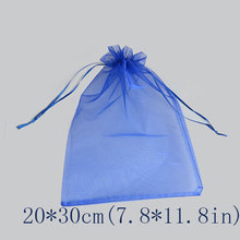 300pcs/bag Organza Bags 20*30cm Selection 21 Colors ,Gift Bags & Pouches 2024 - buy cheap