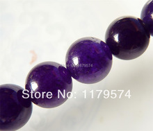 PRODUCTOS DE ENTREGA GRATIS, venta al por mayor y al por menor, accesorios de abalorios sueltos redondos de Alejandrita púrpura oscura de 12mm, 15 ", wj228 2024 - compra barato