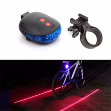 5 LED Bicycle Rear Light Laser Tail Light Waterproof 5 Modes Mountain Bike Warning Light Cycling Safety Caution Lamp #2M18 2024 - buy cheap