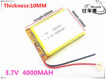 SD 3.7V 4000mAh 105068 Lithium Polymer Li-Po li ion Rechargeable Battery cells For Mp3 MP4 MP5 GPS PSP mobile bluetooth 2024 - buy cheap