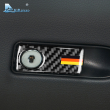 AIRSPEED-caja de almacenamiento Interior para Mercedes Benz W205 Clase C C180 C200 C300 GLC, accesorios de fibra de carbono, cubierta embellecedora con agujero de llave 2024 - compra barato