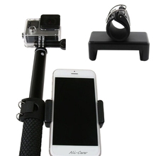 Accesorios de cardán de mano, adaptador de Clip de teléfono, soporte de montaje de bloqueo para palo Selfie monopie para GoPro Hero 5 4 3 + 2024 - compra barato