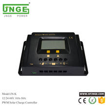 JNGE 10A PWM Solar Charge Controller 12V 24V Solar Panel LED Light Regulator PV Battery Charge Regulator LCD Timer Light control 2024 - buy cheap