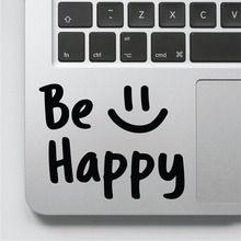 Be Happy Decal Positive Quotes Vinyl Wall Decals for Laptop Light Switch Motivational Words Art Stickers Mural Removable D920 2024 - buy cheap