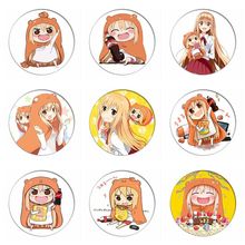 Cartoon Himouto Umaru chan Cosplay Badge Cute Q Version Doma Umaru Brooch Pins Collection Badges for Clothes Backpacks 2024 - buy cheap