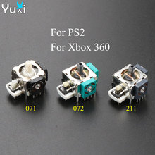 YuXi 2pcs 3D Analog Joystick Stick Potentiometer Module Sensor Repair Parts For Microsoft For Xbox 360/PS2 Controller Joystick 2024 - buy cheap