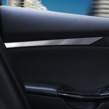 Frete grátis! Adesivo para carro ford focus 3 2012 a 2018, porta interior, apoio de braço, adesivo, aço inoxidável, guarnição para focus 3 partes 2 segundos 2024 - compre barato