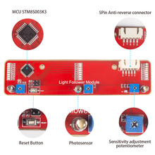 3-канальный 3du5c фототранзистор светильник Модуль осветителя для Arduino и робота Raspberry Pi 2024 - купить недорого