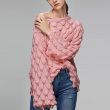 Autumn Winter Women Sweater pullover 2020 Knitted solid Sweaters o Neck tops casual Knitwear sweater for women Pull Femme 2024 - buy cheap