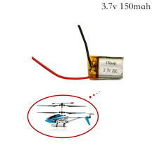 3.7V 150mAh Lipo battery for Syma S105 S107 S107G S109 S107-19 for Skytech M3 3.7V 150mAh 1s Li-Po Battery 3.7V Helicopter Part 2024 - buy cheap