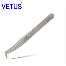 VETUS 6A-SA Tweezers Super Hard Anti-Acid Steel Non-magnetic Non-corrosive False Fake Mink Eyelashes Extension Lash Makeup Tools 2024 - buy cheap