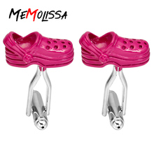 Memolissa/Модная обувь во французском стиле; дизайнерские запонки для мужчин и женщин; красная обувь; манжеты на пуговицах; уникальные личные запонки; ювелирные изделия 2024 - купить недорого