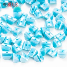 MEIBEADS 20pcs/lot 7*7mm Colorful Porcelain Multifaceted Trapezoid Beads For Accessories Fit Bracelet DIY Jewelry Making EY6059 2024 - buy cheap