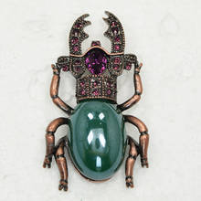 Fashion brooch Rhinestone Beetle Pin brooches C2013 D3 2024 - buy cheap