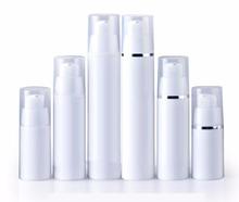 12pcs Empty Plastic White Airless Pump Bottle 15ml 30ml 50ml Vacuum Emulsion Lotion Refillable Bottles Small Cosmetic Containers 2024 - buy cheap