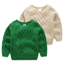 Suéter para bebê de tricô, roupa coreana para outono e inverno 2018 2024 - compre barato