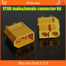 Conector de bateria xt60, conector macho e fêmea, 10 conjuntos = 20 peças 2024 - compre barato