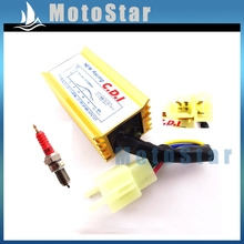 Gold Racing 6 Pin AC Ignition CDI Red D8TC Spark Plug For CG 125cc 150cc 200cc 250cc Engine Pit Dirt Motor Bike ATV Quad 2024 - buy cheap