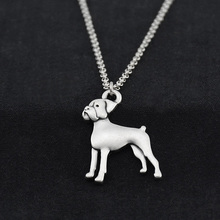 New Boxer dog breed necklace womens jewellery ladies gift charm pendant chain
