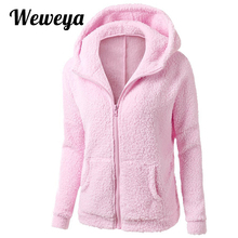Weweya/большие размеры 5XL; розовые толстовки; сезон осень-зима; женские толстовки с капюшоном из флиса на молнии; плотное пальто; Верхняя одежда; куртки; толстовки 2024 - купить недорого