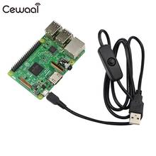 Cewaal высококачественный usb-кабель для зарядки мужчин и женщин с включением/выключением A/M для Micro USB 5 P для Raspberry Pi 2024 - купить недорого