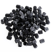 New 100 Pcs Auto Car Truck Bicycle Motorcycle Tire Tyre Air Wheel Valve Stem Cap Plastic High Quality 2024 - buy cheap