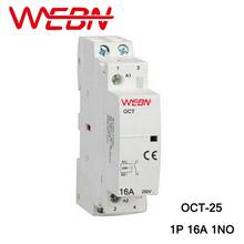 OCT Series AC Household Contactor 230V 50/60Hz 1P 16A 1NO One Normal Open Din Rail Contactor 2024 - buy cheap