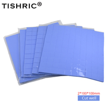 TISHRIC-disipador térmico de CPU, almohadilla térmica de silicona conductora, 2mm, 2018, alto rendimiento, 10 Uds. 2024 - compra barato