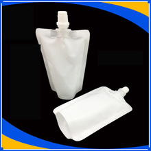 8*12cm 100ml White Empty Doypack Spout Pack Bag Drinking Storage Stand Up Spout PE Plastic Pouch Jelly Juice Pocket 100Pcs/ Lot 2024 - buy cheap