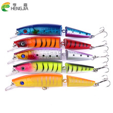 15PCS Jointed Fishing lure 14cm 20.2g  Minnow plastic Artificial fishing wobbler tools jerk fish esca tackle lefelike 3D eyes 2024 - buy cheap