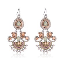 Bohemia Earrings Fashion Jewelry 2018 Ethnic Trendy Drop Earrings for women Brincos pendientes mujer Indian Jewelry 2024 - buy cheap