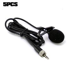 5PCS Tie Clip Lapel Mic Screw Lockable 3.5mm Jack Stereo Condenser Lavalier Microphone For Wireless BodyPack Transmitter Karaoke 2024 - buy cheap