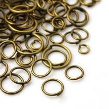 1 Box Iron Jump Rings Close but Unsoldered For DIY Jewelry Necklaces Bracelets Making Handicrafts Supplies Mixed Color 4-10mm 2024 - buy cheap