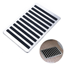 Professional Stainless Auto Car Floor Carpet Mat Patch Foot Heel Plate Pedal Pad 2024 - buy cheap