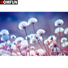 HOMFUN Full Square/Round Drill 5D DIY Diamond Painting "Dandelion landscape" Embroidery Cross Stitch 3D Home Decor Gift A12700 2024 - buy cheap