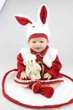 Silicone reborn baby doll toys for girl, 55cm lifelike dolls play house toy birthday christmas gift brinquedods 2024 - buy cheap