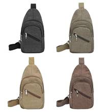 Men Chest Bag Winter Canvas Casual Shoulder Bag Fashion Messenger Crossbody Bags Travel Pack Single Shoulder Bags Male Chestpack 2024 - buy cheap