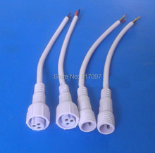 10 pairs 3-pin led connector waterproof for led strip white color 3 cores led connectors Female/Male 2024 - buy cheap