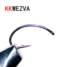 Kkwezva-ganchos de pesca para moscas, tamanhos #8 #10, várias cores, para trutas, anzóis de pesca, nas cores 2024 - compre barato