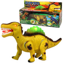 Электронное моделирование динозавра игрушки мигающие ходячие тираннозавры со звуком светящиеся для детей 2024 - купить недорого