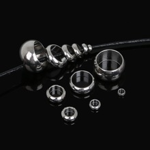 Lote de cuentas espaciadoras de acero inoxidable para pulsera y collar, fabricación de joyas DIY, 20-100 unidades 2024 - compra barato