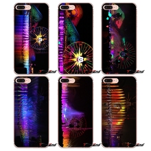 For Apple iPhone X 4 4S 5 5S SE 5C 6 6S 7 8 Plus 6sPlus 6Plus 7plus 8plus Transparent Soft Shell Covers World Of Color Rainbow 2024 - buy cheap