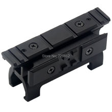 See Through Tactical Picatinny High Riser Weaver 20mm Rail Mount Base For Install Scope MP5 Rails Hunting Accessories 2024 - buy cheap