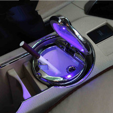 Cenicero para coche con lámpara LED, accesorio para Skoda Octavia Yeti Roomster Fabia Rapid Superb 2024 - compra barato