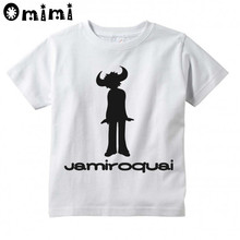 Детская футболка джамирон Джаз с альтернативным дизайном, отличные повседневные топы с коротким рукавом для мальчиков и девочек, Забавная детская футболка 2024 - купить недорого