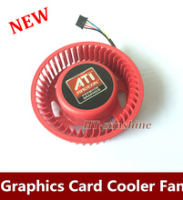 Lowest price  10PCS  Graphics/Video Card VGA Cooler Fan For ATI HD5970 4870 4890 5850 5870 4890 6990 6970 7850 7990 R9295x 2024 - buy cheap