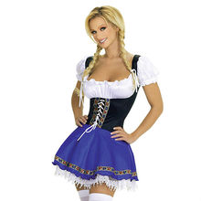 Women's Oktoberfest Costume German Bavarian Beer Maid Costume Dirndl Dress 2024 - buy cheap