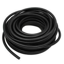 EE support  20' Feet 1/2" Black Split Loom Wire Flexible Tubing Wire Conduit Hose Sales 2024 - buy cheap