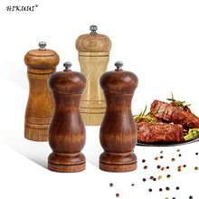 2pc 5"Inch Salt And Pepper Grinder Solid Wood Manual Pepper Mill Free Grinding Cores Spice Grinder Kitchen tools 2024 - buy cheap