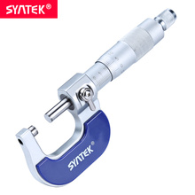 Syntek Micrometer 0-25.4mm 1inch Range 0.01 mm Diameter Industrial Wall Thickness Measuring High Precision Metal Measure Gauge 2024 - купить недорого